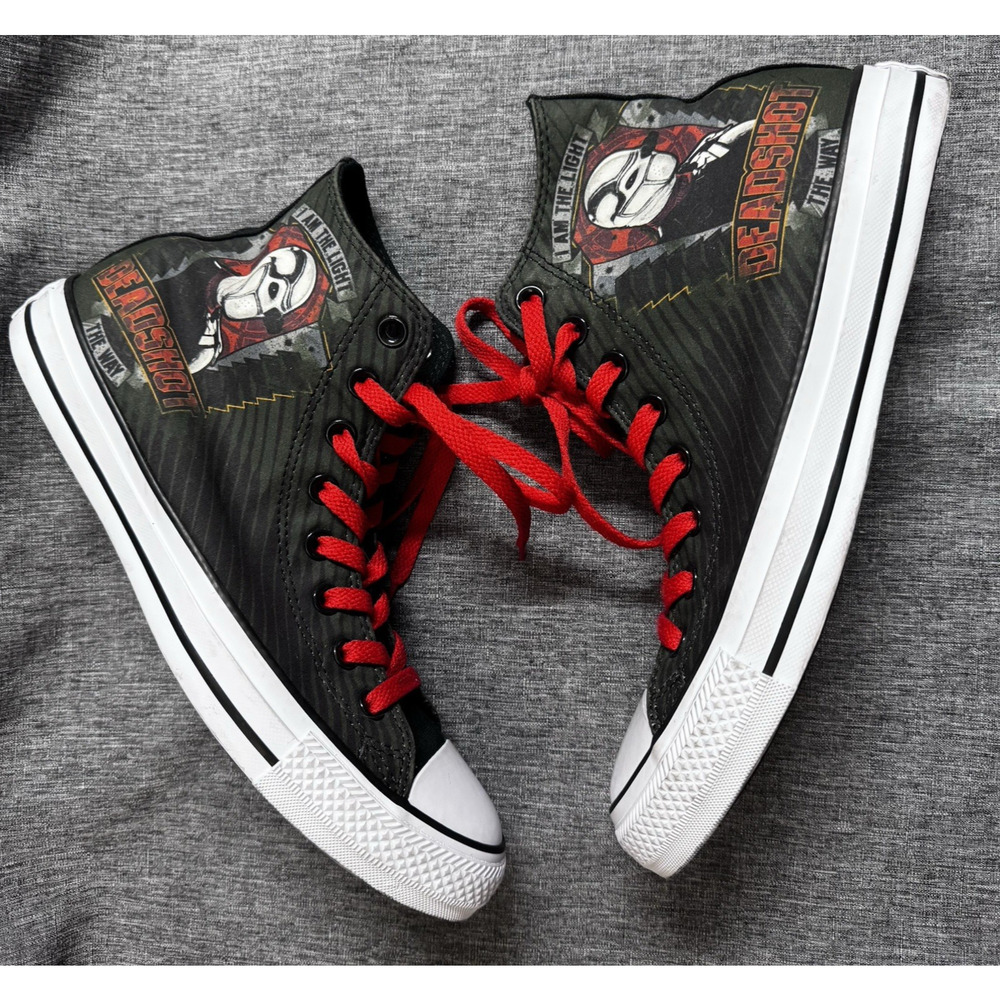 Converse DC Comics ‘Suicide Squad’ High Top Sneaker Woman Size 9.5 Mens 7.5